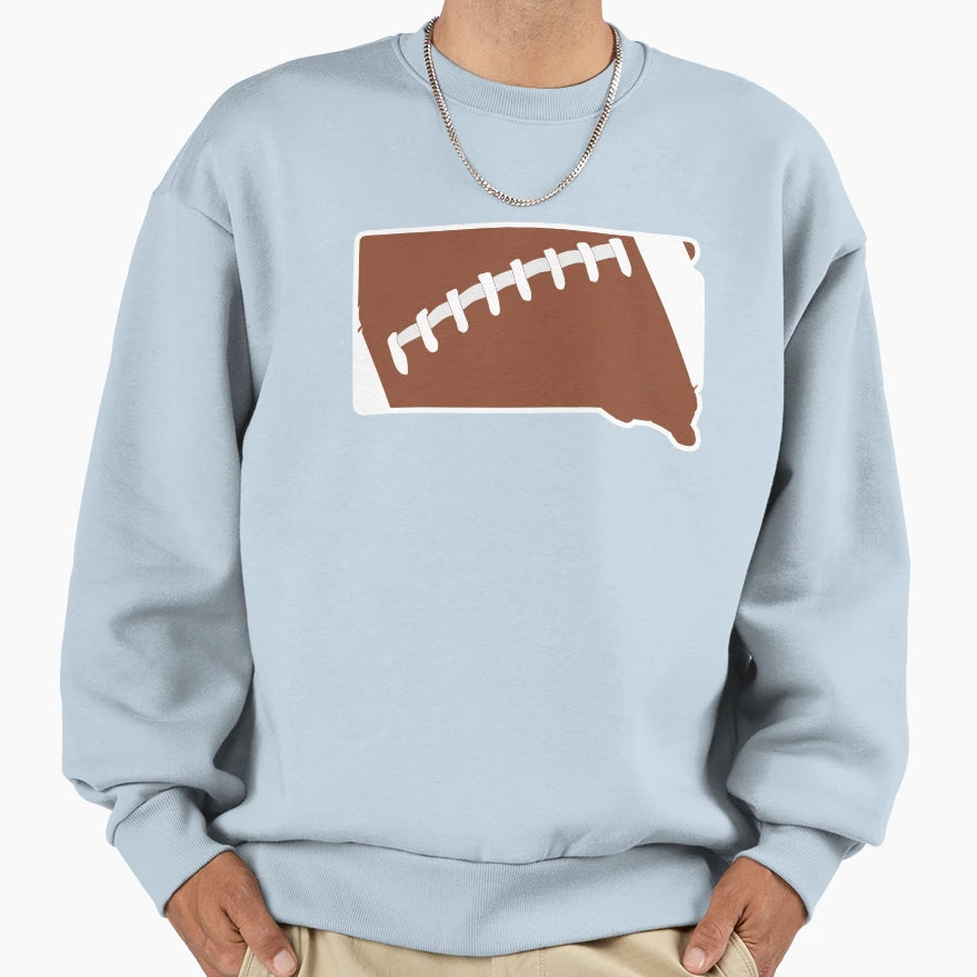 Football South Dakota Fun Football Sweatshirt - Streetwear Style Men Women - T-Shirt, Sweatshirt, Hoodie