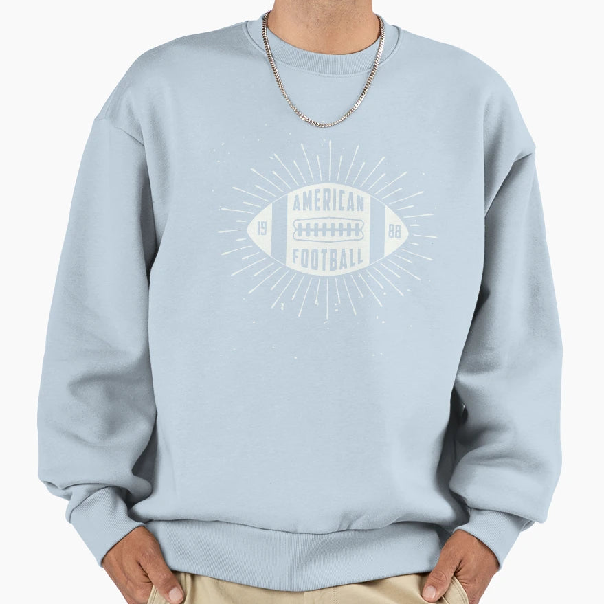American Football Sweatshirt - Unique Graphic for Adults - T-Shirt, Sweatshirt, Hoodie