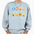 I Love Football Emoji Emoticon T-Shirt - Fun Novelty Design for Adults - T-Shirt, Sweatshirt, Hoodie