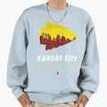 Kansas City Football Fan Sweatshirt - Minimalist Print for Adults - T-Shirt, Sweatshirt, Hoodie