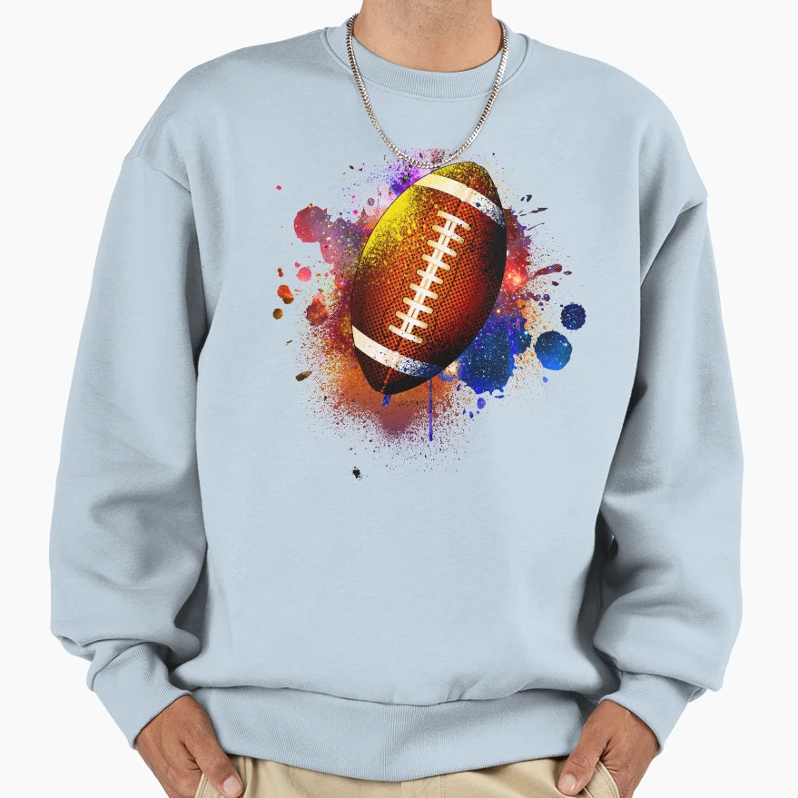 American Football Sweatshirt - Custom Art Print Men Women - T-Shirt, Sweatshirt, Hoodie