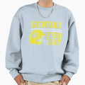 Sunday Funday Football Helmet Sweatshirt - Custom Art Print Men Women - T-Shirt, Sweatshirt, Hoodie