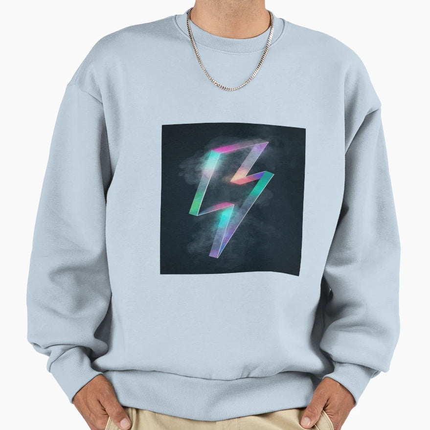 Holographic Sweatshirt - Fun Novelty Design Unisex - T-Shirt, Sweatshirt, Hoodie