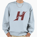 Alphabet Maroon H Sports Letter H Sweatshirt - Trendy Graphic for Adults - T-Shirt, Sweatshirt, Hoodie