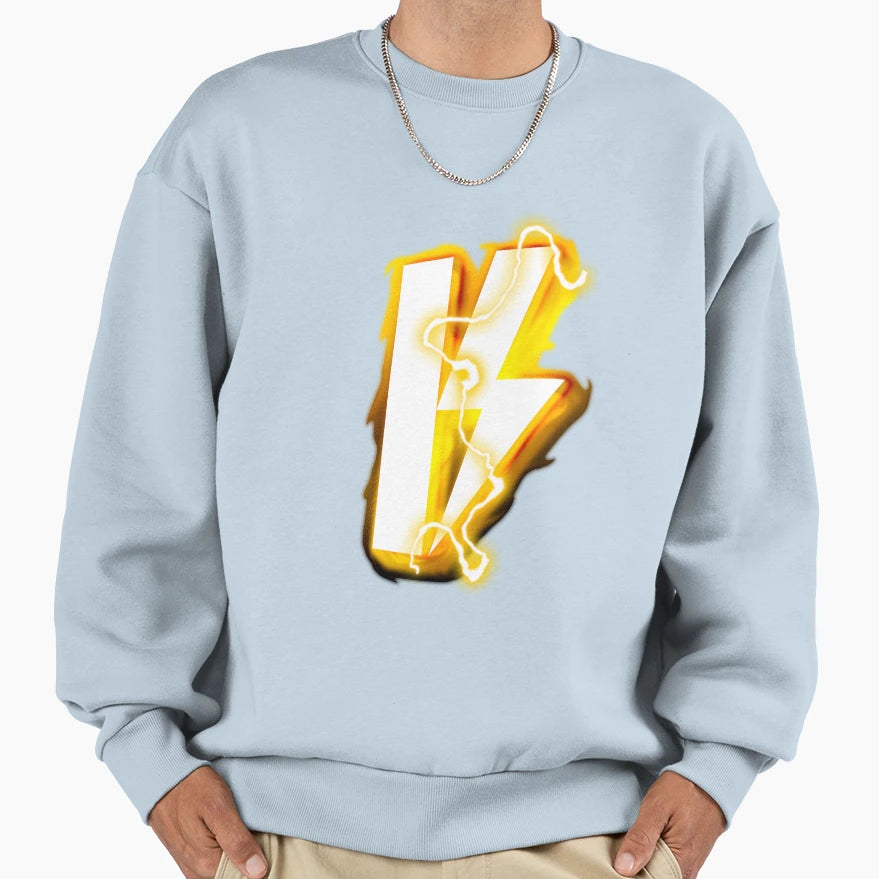K Lightning Sweatshirt - Graphic Print for Adults - T-Shirt, Sweatshirt, Hoodie