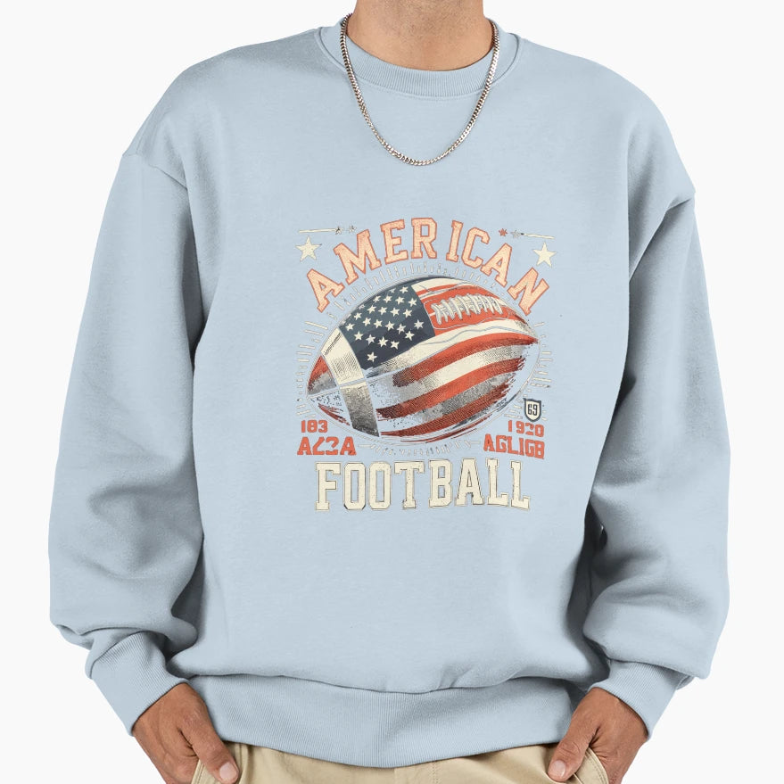 American Football Sweatshirt - Casual Everyday Wear for Adults - T-Shirt, Sweatshirt, Hoodie