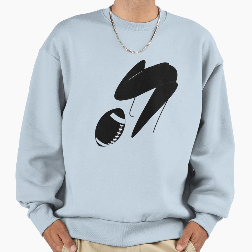 American Football Sweatshirt - Casual Everyday Wear Men Women - T-Shirt, Sweatshirt, Hoodie