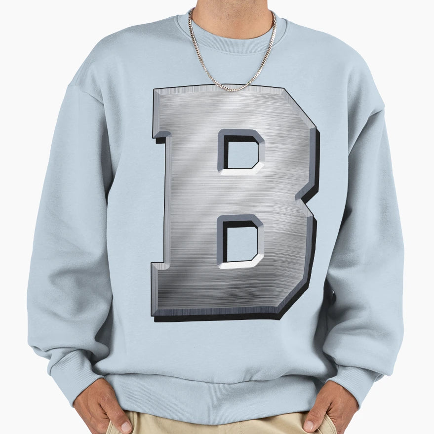 Copy Big Steel Letter B Sweatshirt - Unique Graphic Men Women - T-Shirt, Sweatshirt, Hoodie