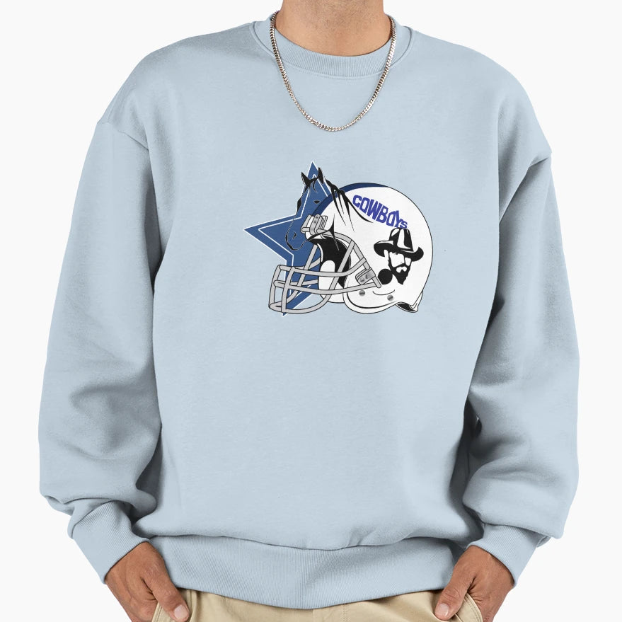 Football Cowboys Sweatshirt - Aesthetic Graphic Unisex - T-Shirt, Sweatshirt, Hoodie