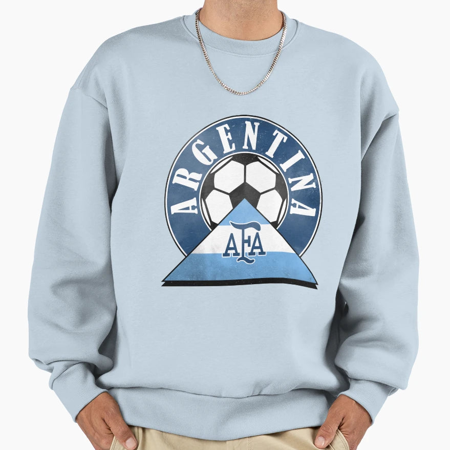 Argentina Soccer Sweatshirt - Custom Art Print for Adults - T-Shirt, Sweatshirt, Hoodie