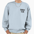 Sunday Club Weekend Sweatshirt - Minimalist Print for Adults - T-Shirt, Sweatshirt, Hoodie