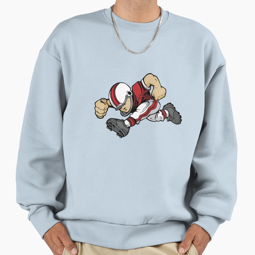 Football Beast American Football Sweatshirt - Minimalist Print Men Women - T-Shirt, Sweatshirt, Hoodie