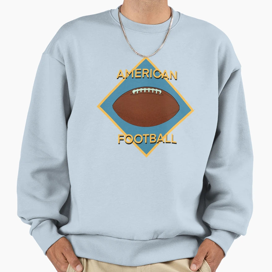 American Football Sweatshirt - Unique Graphic Unisex - T-Shirt, Sweatshirt, Hoodie