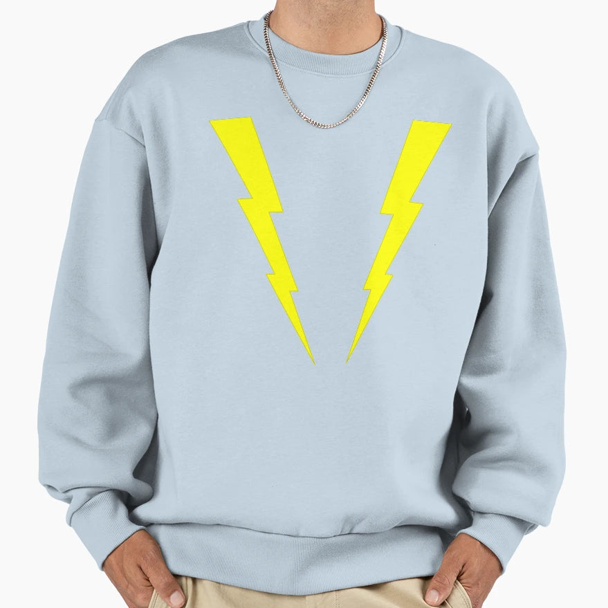 Double Bolts Sweatshirt - Trendy Graphic for Adults - T-Shirt, Sweatshirt, Hoodie