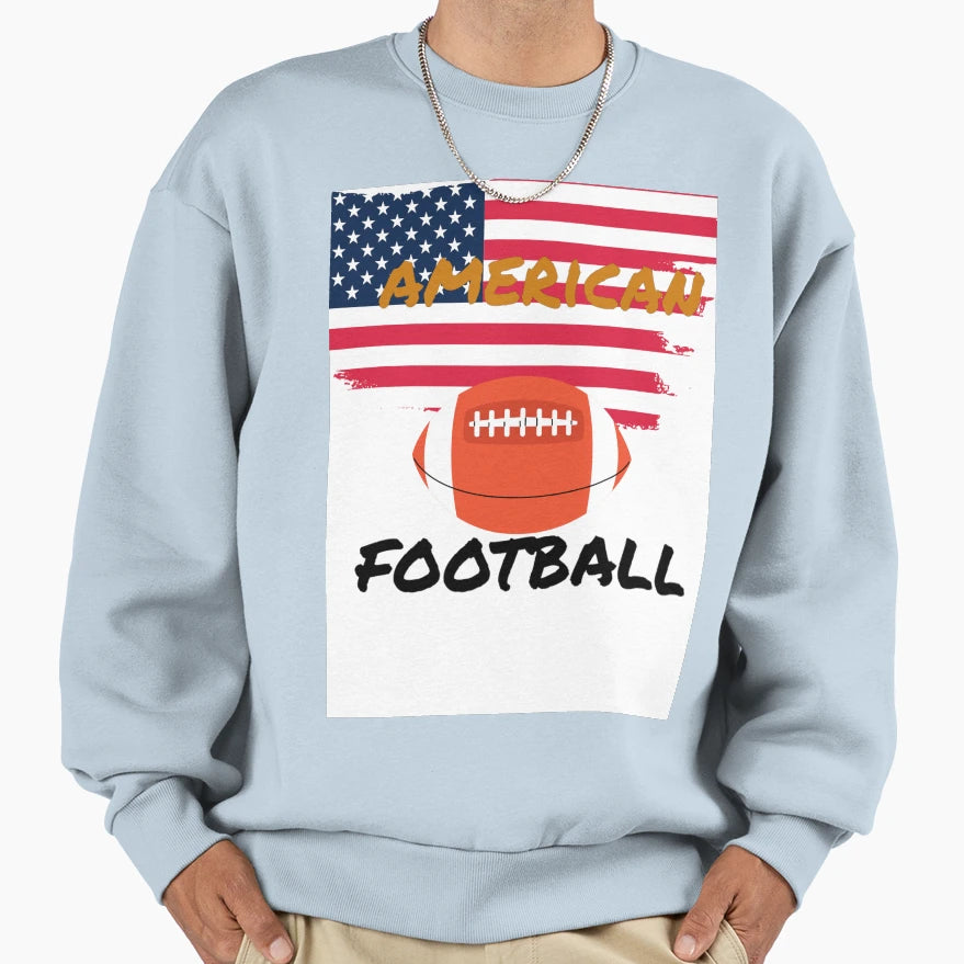 American Football Sweatshirt - Custom Art Print Unisex - T-Shirt, Sweatshirt, Hoodie