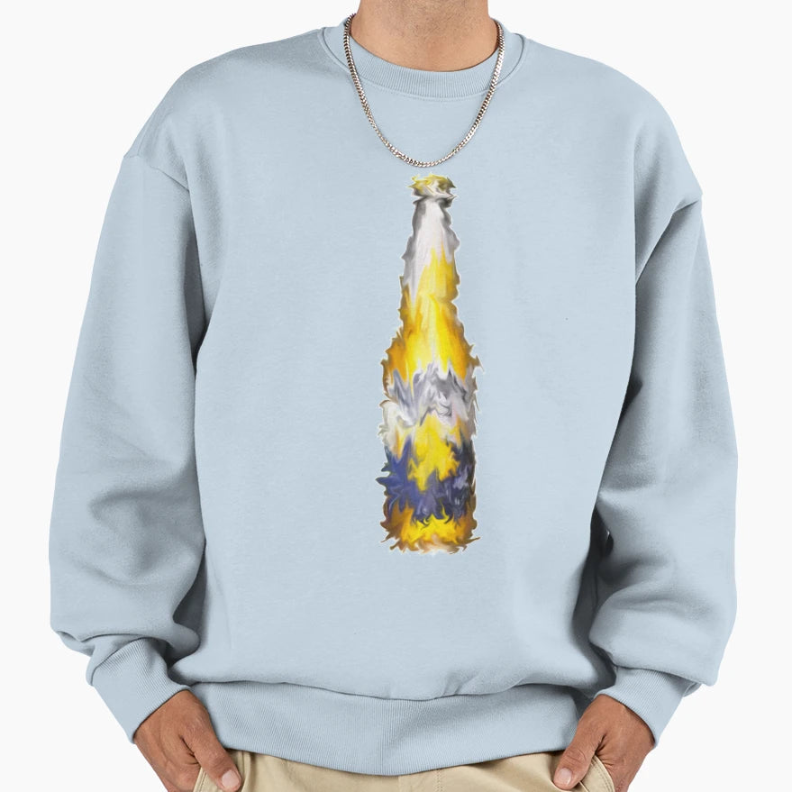 Mexican Beer Sweatshirt - Minimalist Print Men Women - T-Shirt, Sweatshirt, Hoodie