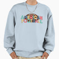 American Football Sweatshirt - Minimalist Print Men Women - T-Shirt, Sweatshirt, Hoodie