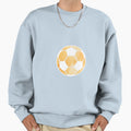 Soccer Ball Orange Sweatshirt - Streetwear Style for Adults - T-Shirt, Sweatshirt, Hoodie