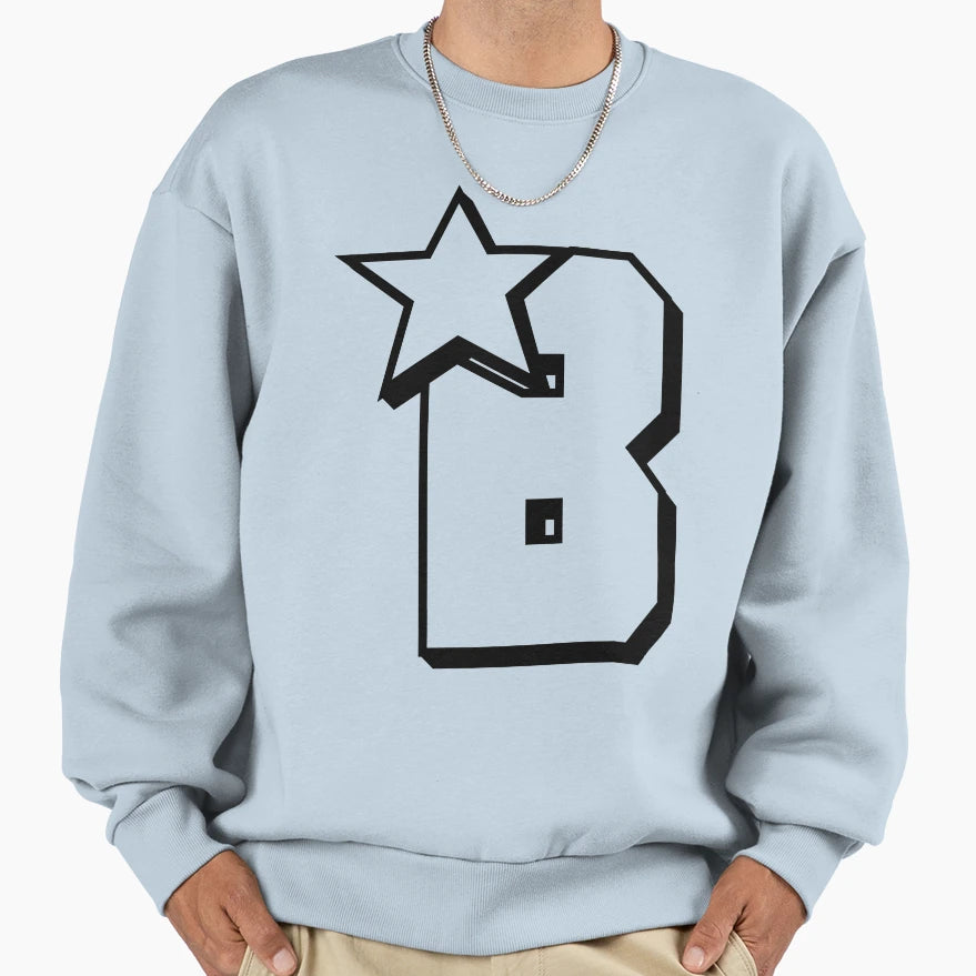 Letter B Sweatshirt - Unique Graphic Men Women - T-Shirt, Sweatshirt, Hoodie