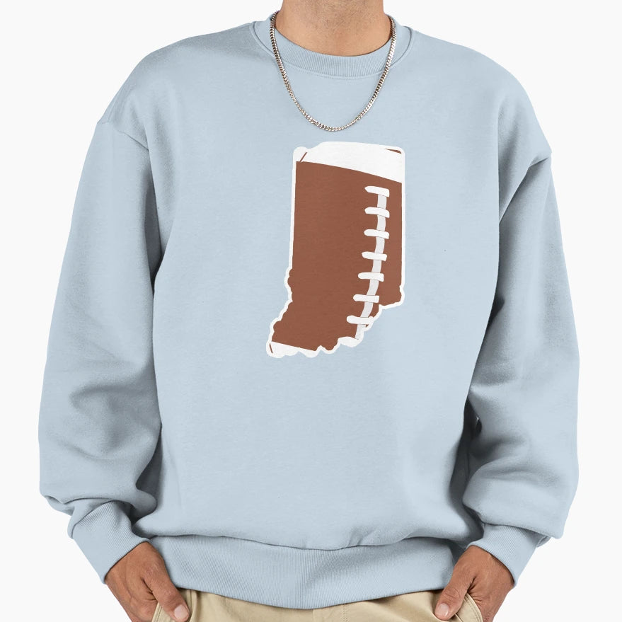 Football Indiana Fun Football Sweatshirt - Novelty Apparel for Adults - T-Shirt, Sweatshirt, Hoodie