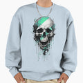 Skull Stripes Colour Sweatshirt - Casual Everyday Wear Men Women - T-Shirt, Sweatshirt, Hoodie