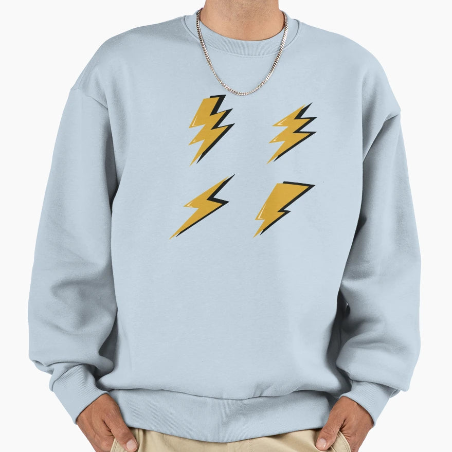 Lightning Bolt Sweatshirt - Unique Graphic Unisex - T-Shirt, Sweatshirt, Hoodie