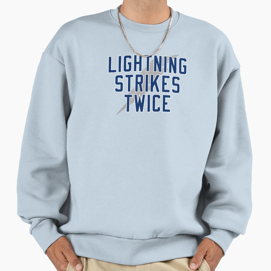 Lightning Strikes Twice Sweatshirt - Casual Everyday Wear Unisex - T-Shirt, Sweatshirt, Hoodie
