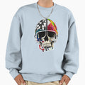 American Football Skull Sweatshirt - Trendy Graphic Unisex - T-Shirt, Sweatshirt, Hoodie
