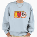 I Love Peace Sweatshirt - Minimalist Print Unisex - T-Shirt, Sweatshirt, Hoodie
