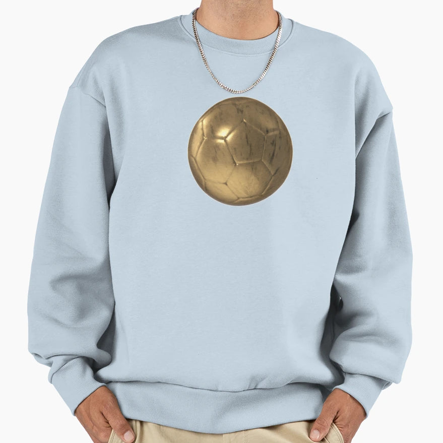 Golden Soccer Sweatshirt - Custom Art Print Men Women - T-Shirt, Sweatshirt, Hoodie