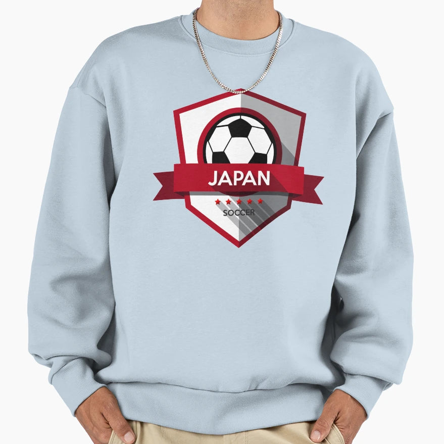 Creative Soccer Japan Sweatshirt - Aesthetic Graphic Unisex - T-Shirt, Sweatshirt, Hoodie