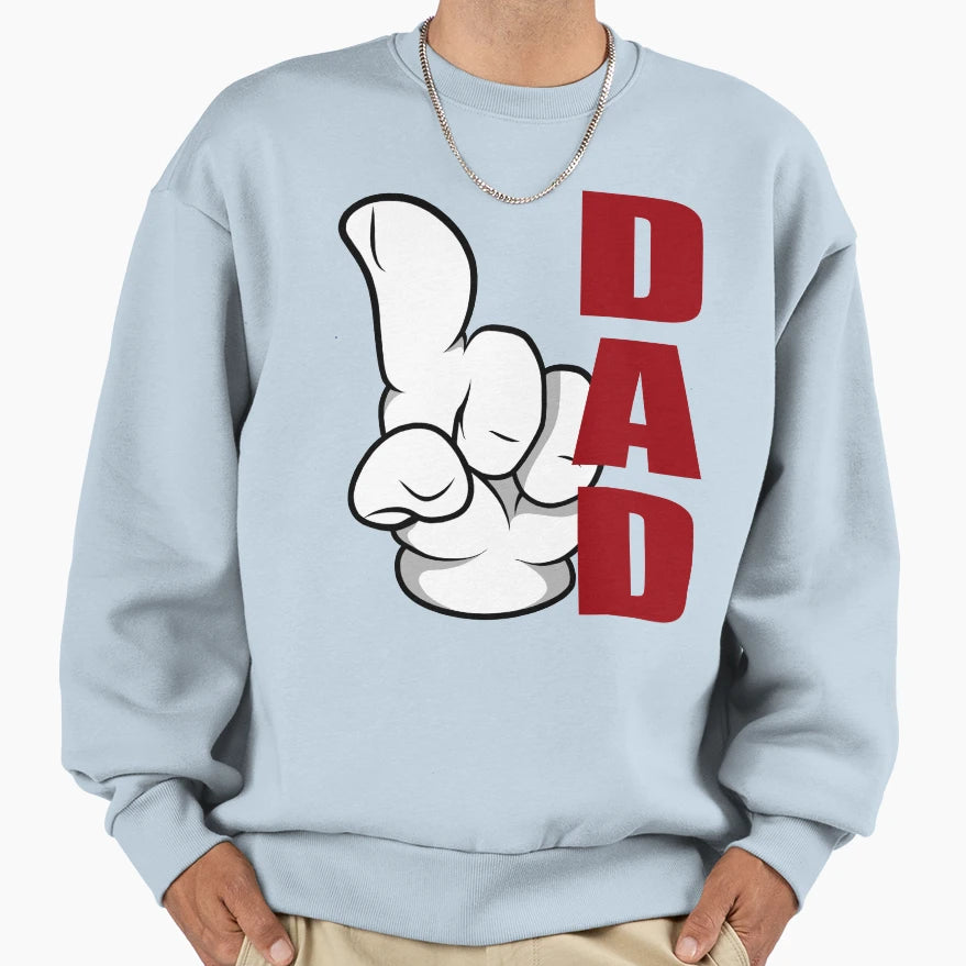 Number One Dad Sweatshirt - Minimalist Print Unisex - T-Shirt, Sweatshirt, Hoodie