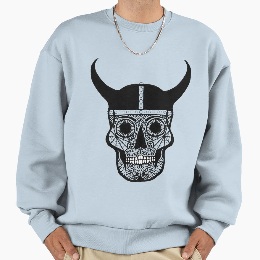 Viking Skull Doom Sweatshirt - Trendy Graphic Men Women - T-Shirt, Sweatshirt, Hoodie