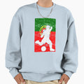 Portugal Flag Soccer Player Sweatshirt - Graphic Print Unisex - T-Shirt, Sweatshirt, Hoodie
