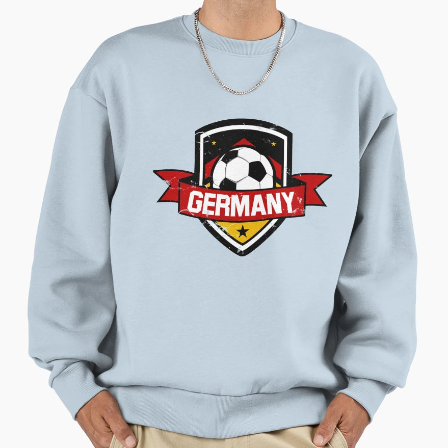 Soccer Germany Flag Fan League Sweatshirt - Unique Graphic for Adults - T-Shirt, Sweatshirt, Hoodie