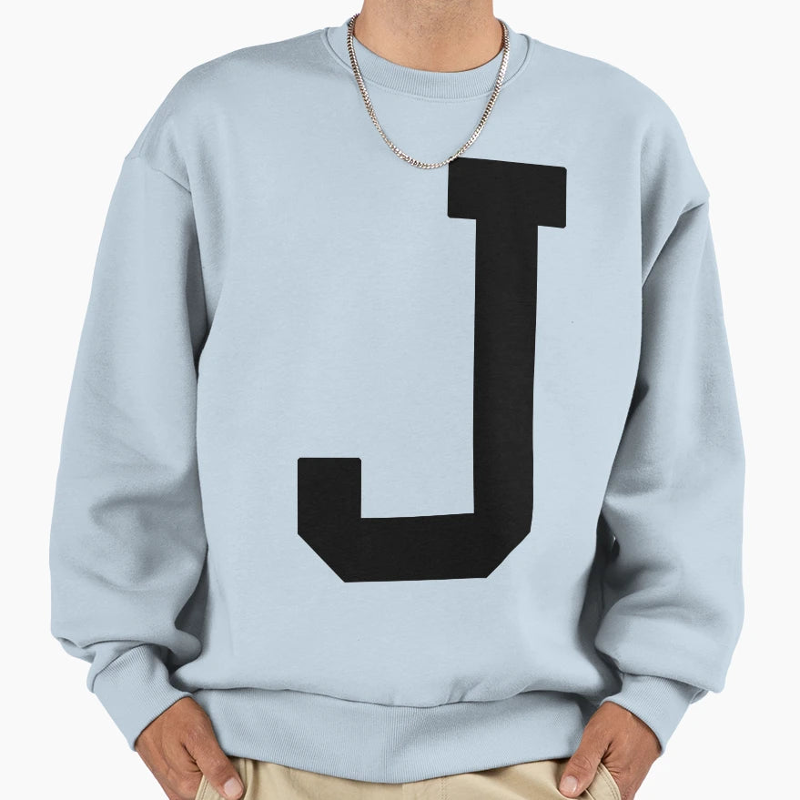 Letterman J Sweatshirt - Graphic Print Men Women - T-Shirt, Sweatshirt, Hoodie