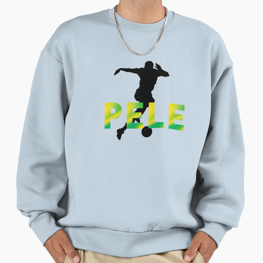 Pele World Cup Legend Sweatshirt - Unique Graphic for Adults - T-Shirt, Sweatshirt, Hoodie