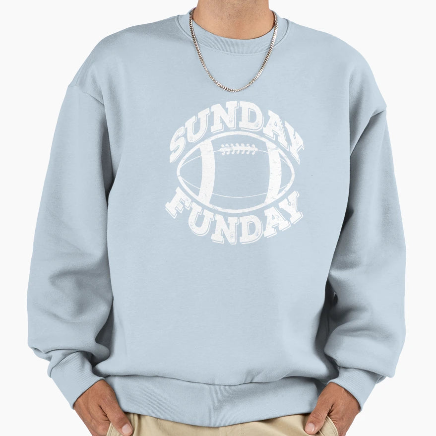 Sunday Funday Sweatshirt - Minimalist Print Unisex - T-Shirt, Sweatshirt, Hoodie