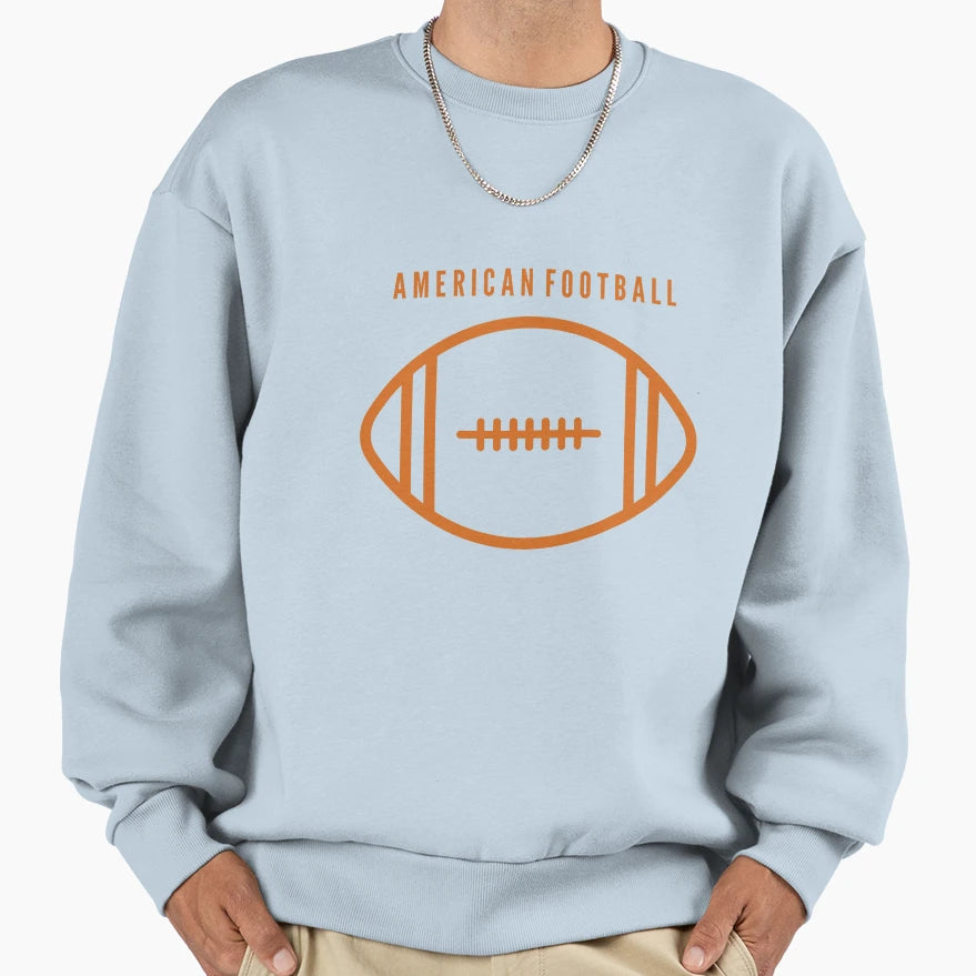 American Football Fan Sweatshirt - Casual Everyday Wear Unisex - T-Shirt, Sweatshirt, Hoodie
