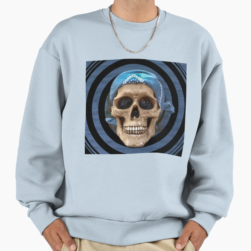 Skull Circles Sweatshirt - Streetwear Style Men Women - T-Shirt, Sweatshirt, Hoodie