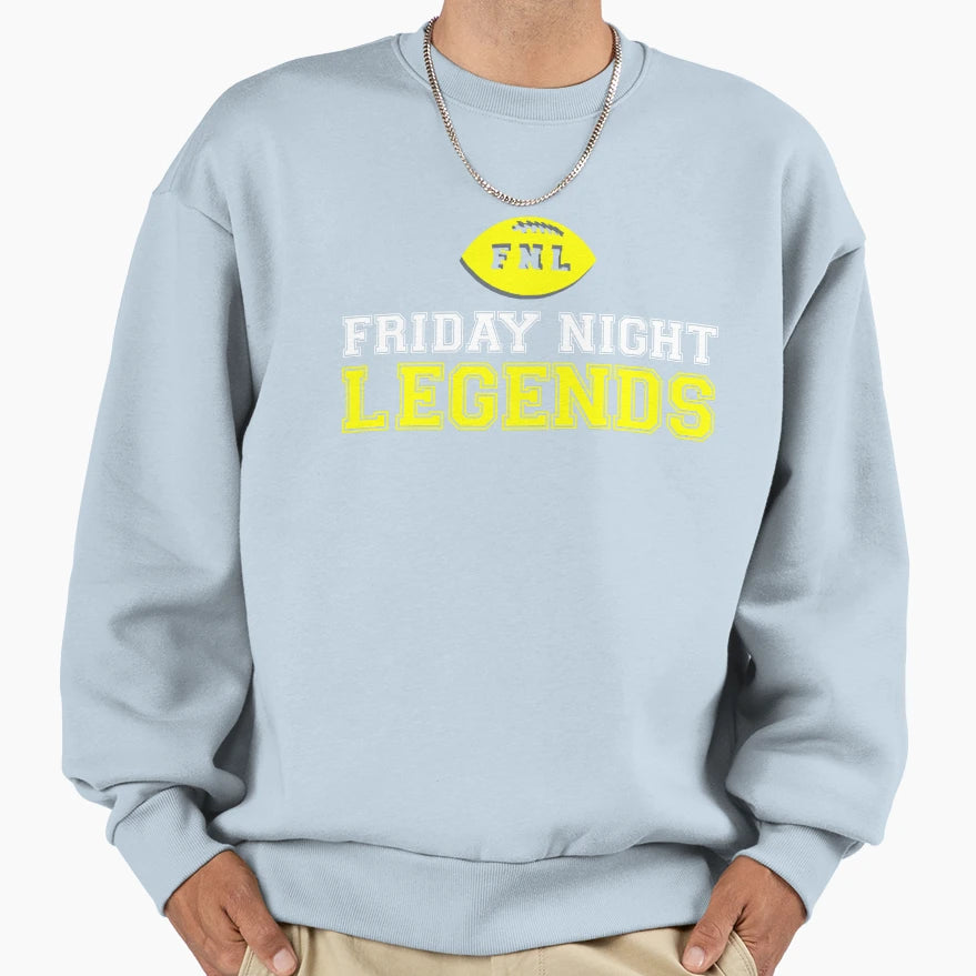 Friday Night Legends High School Sweatshirt - Unique Graphic Men Women - T-Shirt, Sweatshirt, Hoodie