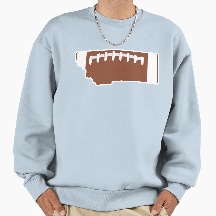 Football Montana Fun Football Lover Sweatshirt - Streetwear Style Unisex - T-Shirt, Sweatshirt, Hoodie