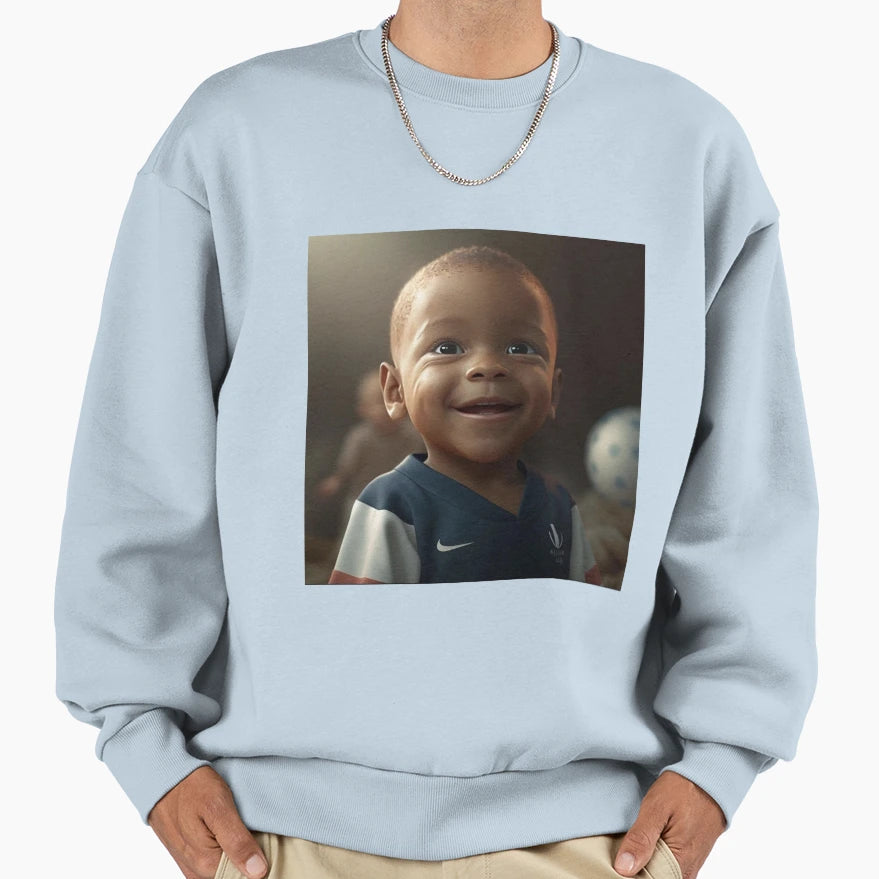 Kylian Mbappe Sweatshirt - Unique Graphic for Adults - T-Shirt, Sweatshirt, Hoodie