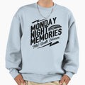 Monday Night Memories Memphis Sweatshirt - Trendy Graphic for Adults - T-Shirt, Sweatshirt, Hoodie