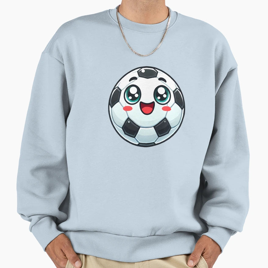 Laughing Soccer Ball Sweatshirt - Casual Everyday Wear for Adults - T-Shirt, Sweatshirt, Hoodie