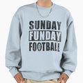 Sunday Funday Football Sweatshirt - Graphic Print Men Women - T-Shirt, Sweatshirt, Hoodie