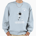 Hibs Legend Franck Sauzee Sweatshirt - Graphic Print for Adults - T-Shirt, Sweatshirt, Hoodie
