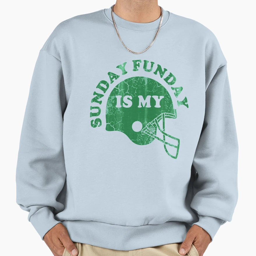 Sunday Is My Funday Sweatshirt - Trendy Graphic Unisex - T-Shirt, Sweatshirt, Hoodie