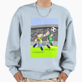 Two Players Soccer Pelean Ball Sweatshirt - Graphic Print for Adults - T-Shirt, Sweatshirt, Hoodie