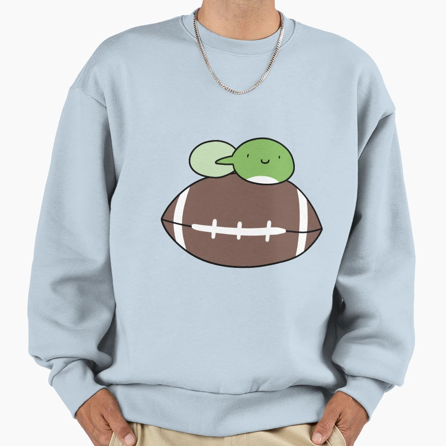 Tadpole And Football Sweatshirt - Fun Novelty Design for Adults - T-Shirt, Sweatshirt, Hoodie